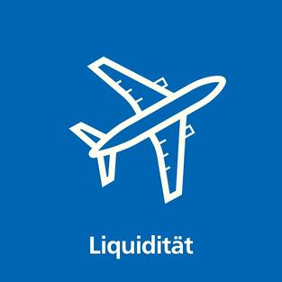Liquidität Flugzeug